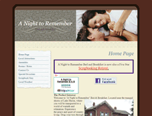 Tablet Screenshot of anighttorememberbandb.com